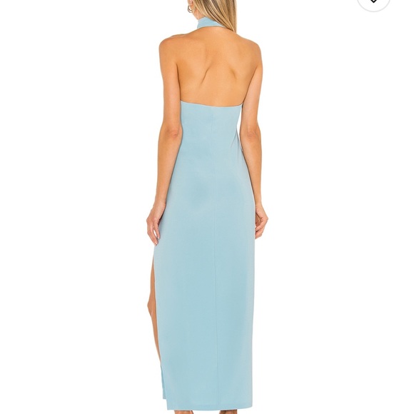 Norma Kamali Halter Neck Maxi Dress - Picture 3 of 5